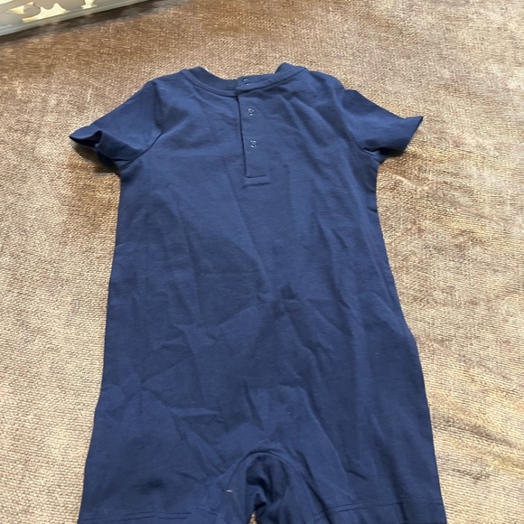 NWT Polo Ralph Lauren Navy Baby Romper /Onesie- Size 9 Months - Picture 4 of 4